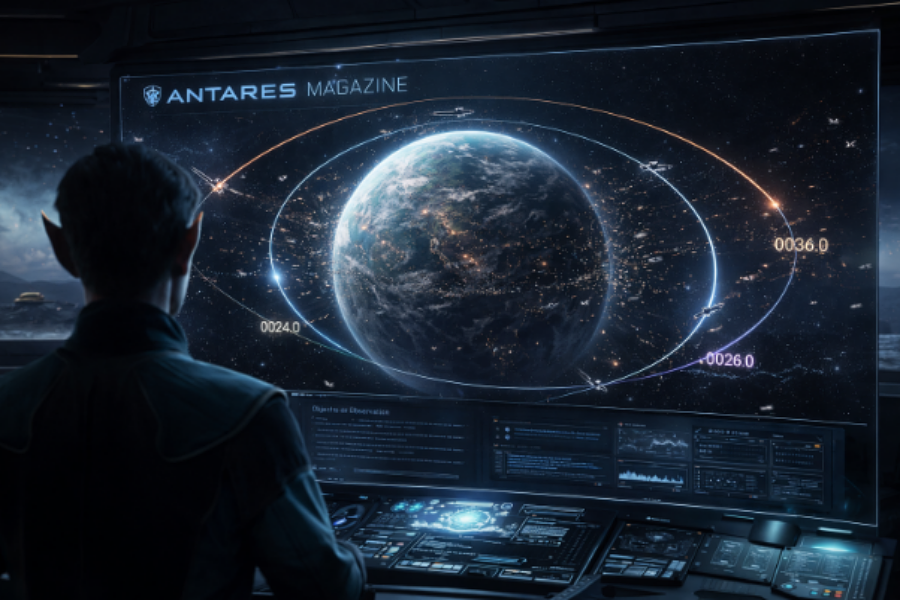 Salle de contrôle, d'observation et de recherche de l'institut Dèstrom sur Antarès